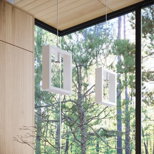 Visící lampa ARIES bílá