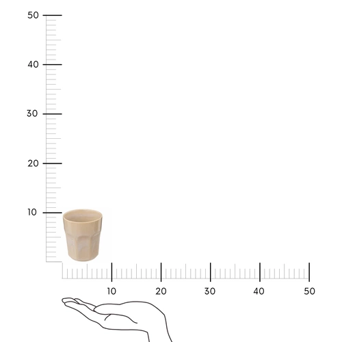 Keramický hrnek Roma 300 ml bílý moderní na kávu a čaj z kameniny 5five