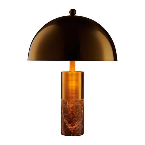 Stolní lampa COMO zlatá mramorová glamour do obýváku a ložnice Step into Design 70 cm