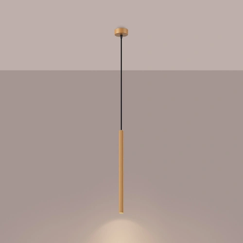 Moderní závěsné zlaté svítidlo ARCHE 1 s nastavitelnou výškou do obýváku, ložnice nebo jídelny