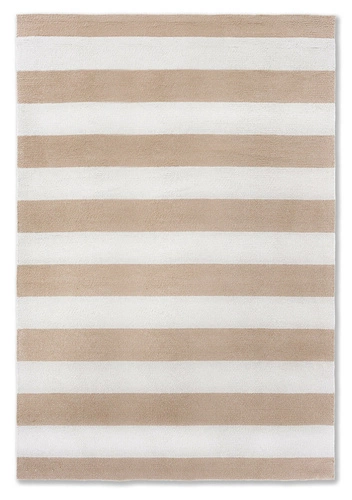 Venkovní koberec Lille 140x200 moderní geometrický snadno čistitelný na terasu béžový Laura Ashley