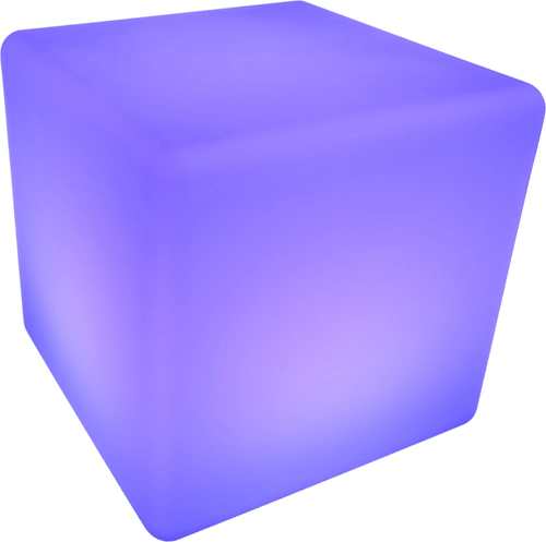 Zahradní lampa CUBIC XL LED RGBW 16 barev 50 cm