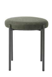 Čalouněná stolička Pulto olivová moderní do kuchyně a jídelny kovová 48 cm