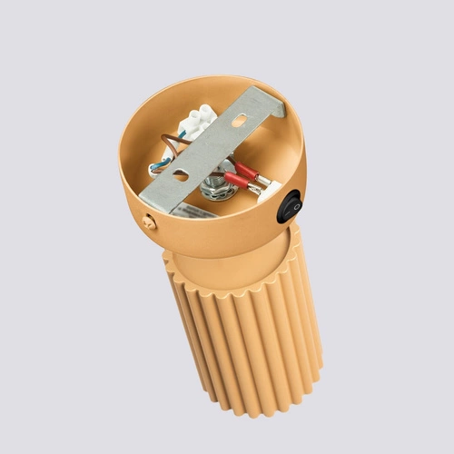 Nástěnné svítidlo zlaté Karbon s vypínačem a otočným stínidlem moderní do ložnice SOLLUX