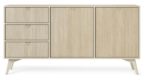 Komoda Sage Wood 3 zásuvky, 2 skříňky   