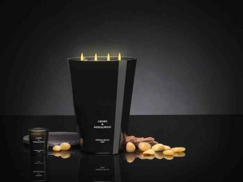 Svíčka XXL 3,5 kg. Jantar a santalwood