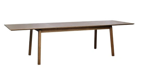 Rozkládací jídelní stůl Bari kouřový dub 190–290x95 cm