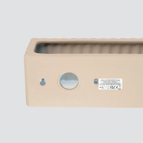 Nástěnné svítidlo RIGATA taupe moderní keramické do obývacího pokoje