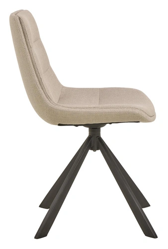 Židle Adisa béžová otočná moderní do jídelny a obývacího pokoje