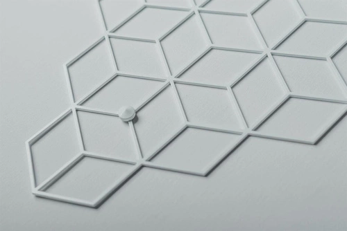 Nástěnný věšák Stiga S bílý moderní kovový do předsíně a šatny POLYHEDRA