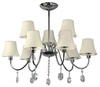 Sorento 9x40W E14 chromová závěsná lampa