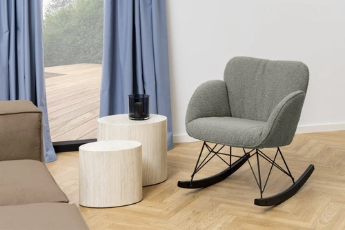 Houpací křeslo Kelsey šedé