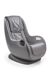 Křeslo s masážní funkcí Daromir šedé