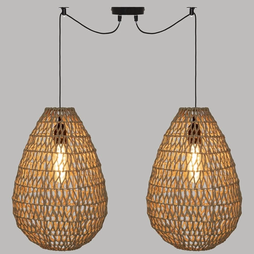 Visící lampa Etel 2 přírodní