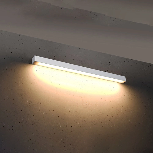 Moderní bílá nástěnná LED lampa Pinne 90 do obýváku a ložnice hliník 3000K
