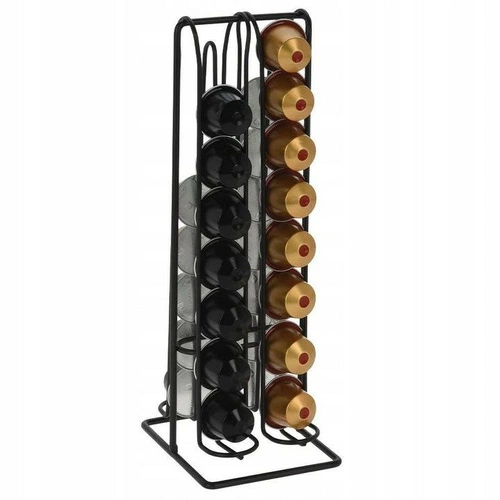 Držák kávových kapslí Nespresso kovový černý