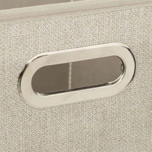 5five simply smart látková krabice do regálu 31x31 béžová s úchytkou moderní