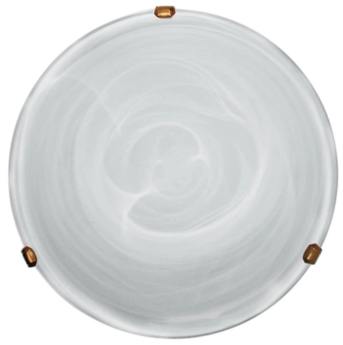 Stropní svítidlo Duna 40 cm bílé skleněné moderní kulaté do obýváku a kuchyně CANDELLUX