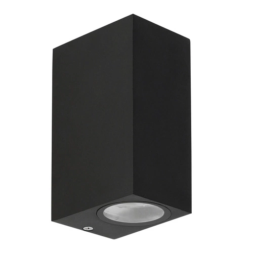 Venkovní nástěnné svítidlo Nerium moderní černé hliníkové zahradní světlo na fasádu terasy CANDELLUX