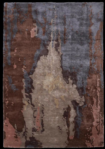 Moderní koberec Alsana Purple 160x230 ručně tkaný do obýváku a ložnice Carpet Decor