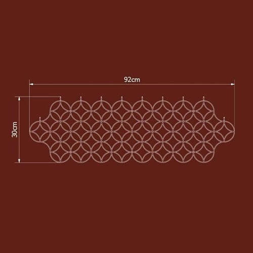 Nástěnný věšák Holo L Gold moderní kovový zlatý do předsíně nebo šatny POLYHEDRA