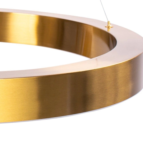 CIRCLE 40+60 LED mosazné závěsné svítidlo s 1 stropním držákem