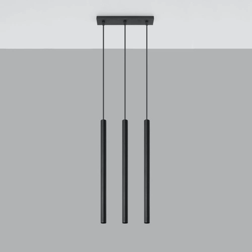 Závěsné svítidlo PASTELO 3 černé