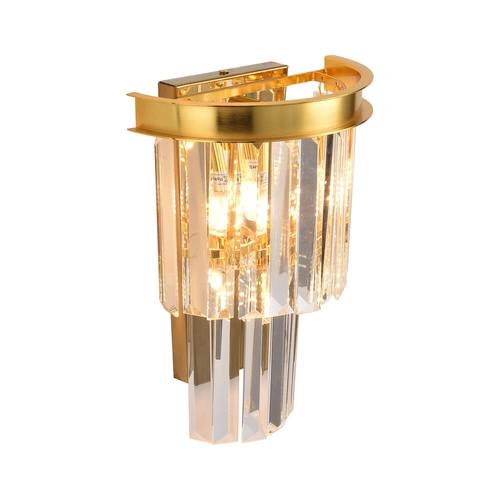 Nástěnné svítidlo glamour SPLENDORE Step into Design zlaté 20 cm do obýváku a ložnice