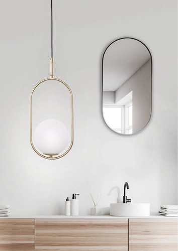 Závěsná lampa Cordel 1x28W G9 mosazná