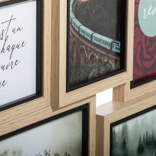 Závěsný dekorativní multirám na 10 fotografií 10x15 Kyle přírodní Atmosphera