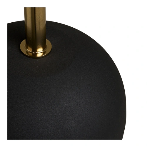 Přístavný stolek Sirone mango/zlatá/černá