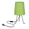 Noční lampička do ložnice Smally moderní zelená s puntíkovým stínidlem CANDELLUX 30 cm