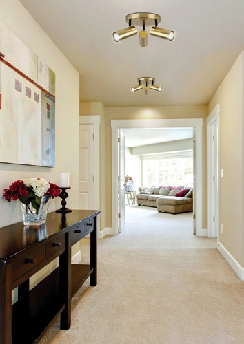 Stropní svítidlo Colly moderní kovové mosazné 3xGU10 do obýváku a jídelny CANDELLUX