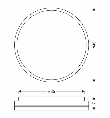 Stropní LED svítidlo Montana 40 cm moderní černé bílé zlaté do obýváku a jídelny