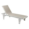 Zahradní lehátko Tahiti SCAB Design moderní polohovací technopolymer béžové na terasu a do zahrady