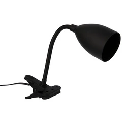 Noční lampička s klipem Sily Atmosphera hnědá moderní nastavitelná na stůl i do ložnice