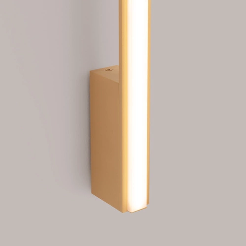 Nástěnné LED svítidlo LAGOM 120 zlaté moderní hliníkové do obýváku a ložnice Thoro