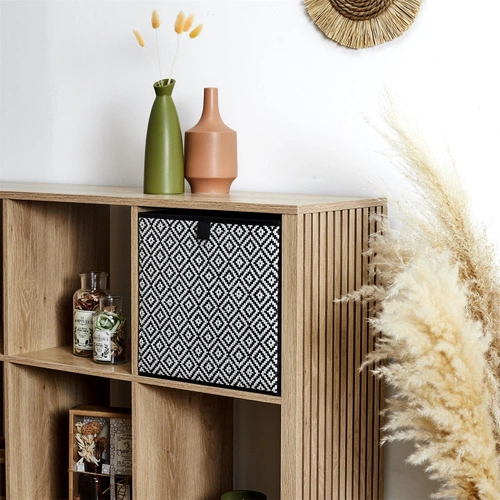 Box / Krabice do regálu 30x30cm cop černý