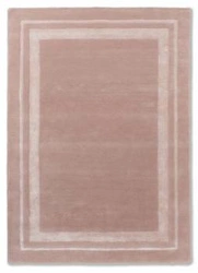 Vlněný růžový koberec do obýváku Redbrook Blush 250x350 moderní snadno čistitelný Laura Ashley
