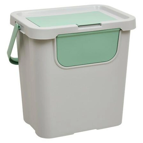 Třídicí odpadkový koš 24L 5five simply smart kuchyňský a koupelnový zelený/šedý