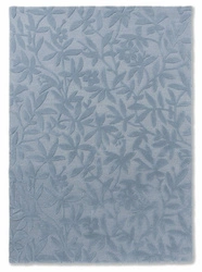 Vlněný koberec do obýváku Cleavers Seaspray 250x350 modrý moderní ručně tkaný