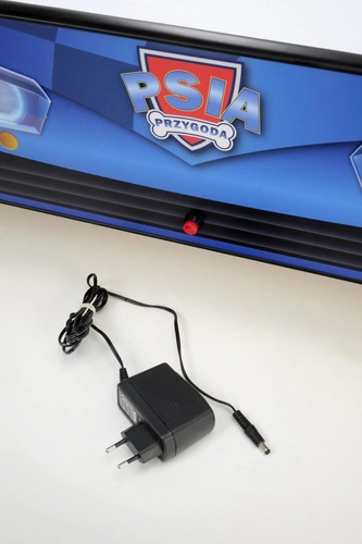 Dětská postel Psí dobrodružství s matrací a vícebarevným LED osvětlením do dětského pokoje