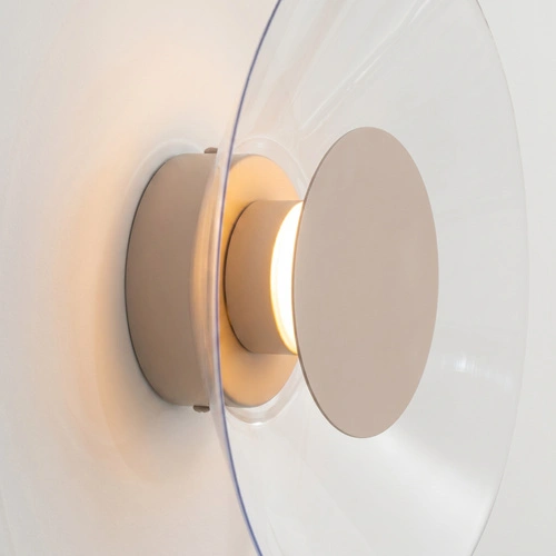 Nástěnné svítidlo ASTRO LED taupe moderní do obývacího pokoje 28 cm