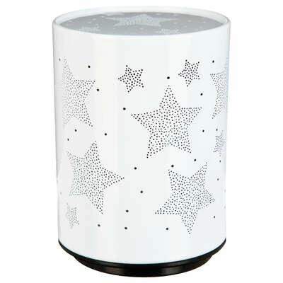 Dětská noční LED lampička projektor hvězd Atmosphera bílá na baterie