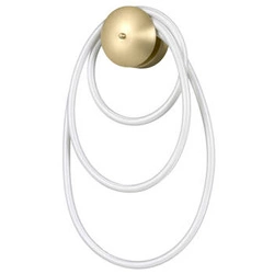 Nástěnné LED svítidlo FANTASIA zlaté 30 cm moderní do obýváku a ložnice glamour