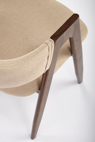 Čalouněná jídelní židle Island béžová s područkami moderní skandinávský styl Intesi