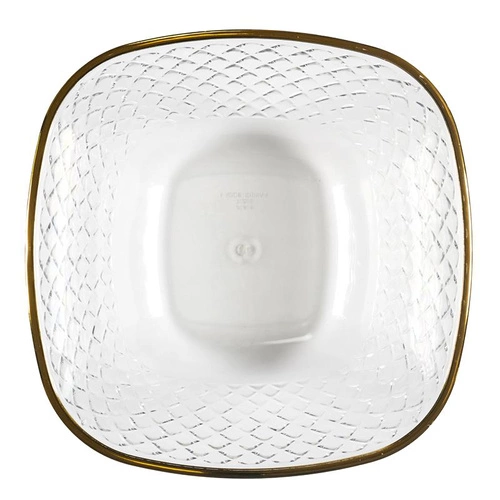 Mísa Mirage 25,6 cm se zlatým okrajem plastová