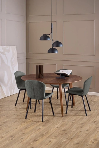 Židle Esra tmavě šedá čalouněná do jídelny a obýváku moderní