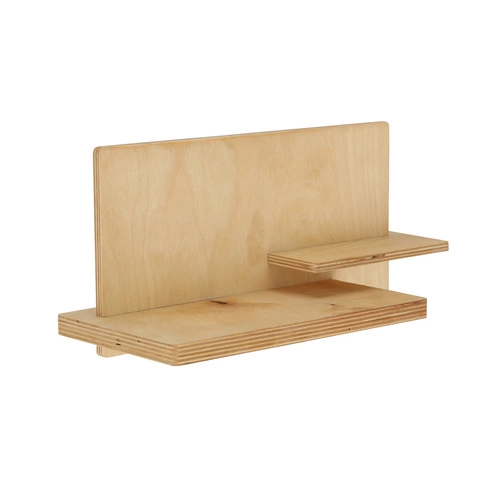 Nástěnné LED svítidlo Hostel moderní dřevěné s poličkou do ložnice a obýváku 31,5 cm CANDELLUX