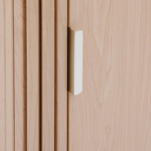 Stojící koupelnová skříňka Liora 160 cm dub přírodní s policemi moderní 5five simply smart